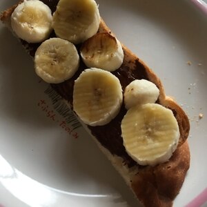 子どもが喜ぶ☆チョコバナナトースト